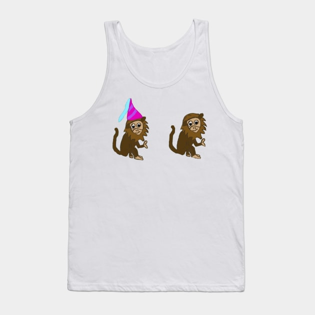 Georgie (the monkey) double set Tank Top by system51